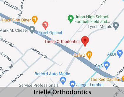 Map image for Foods You Can Eat With Braces in Union, NJ